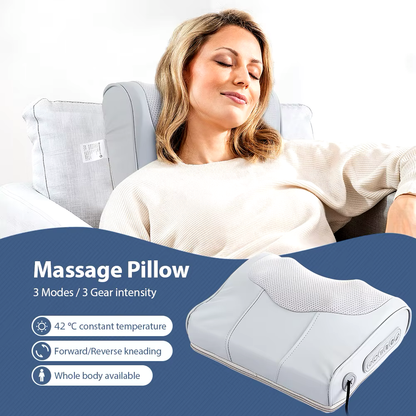 Electric Massager – Kneading Pillow for Back, Waist, and Head