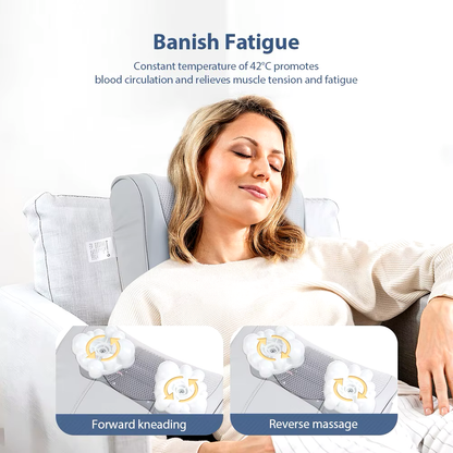 Electric Massager – Kneading Pillow for Back, Waist, and Head